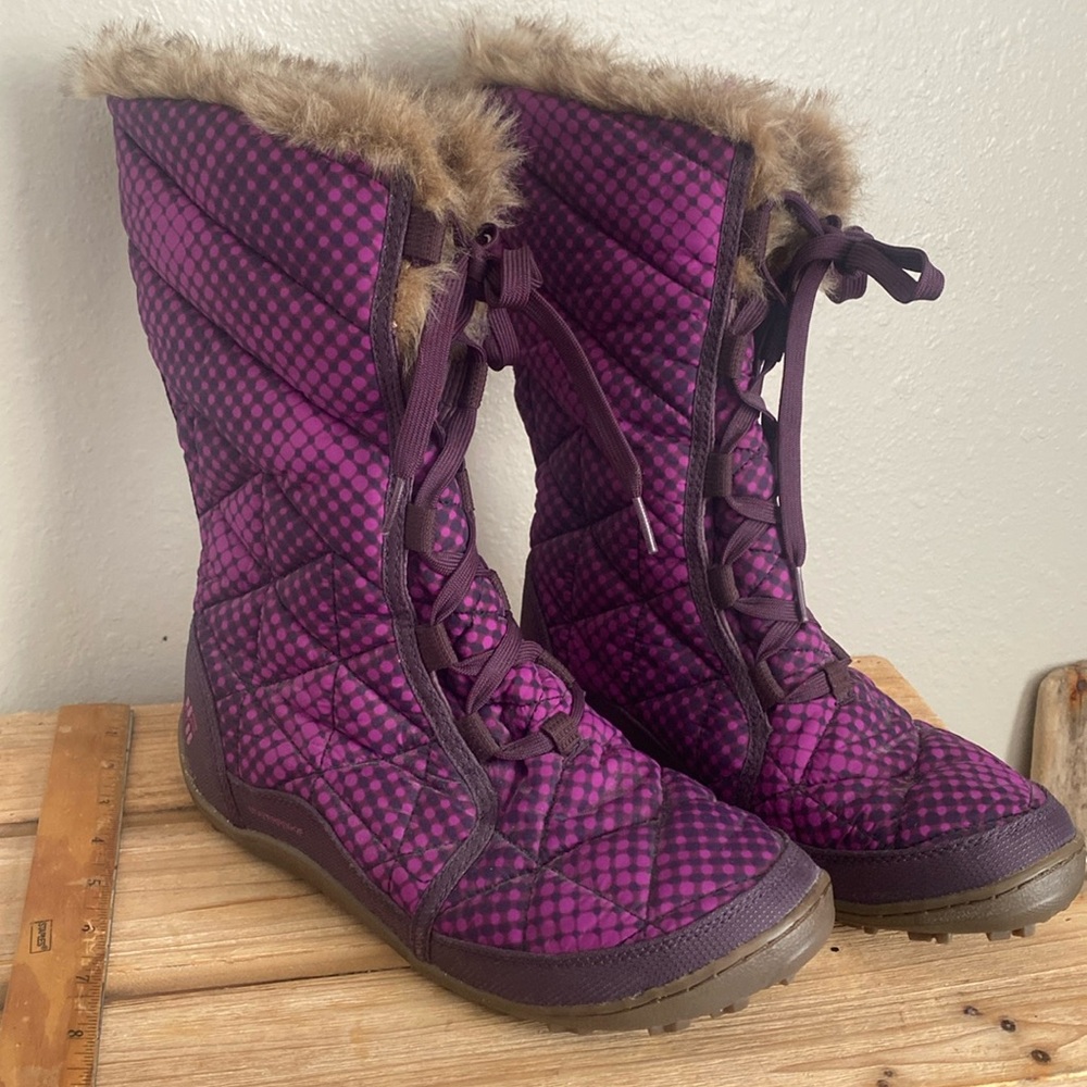 Columbia Minx Mid Omni Heat Boysenberry Ladies Winter Boots | Size 8.5 | Purple
